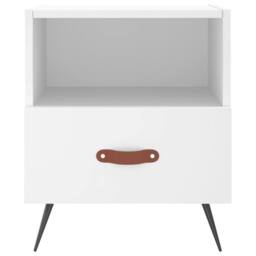 Berkfield Home Bedside Cabinets 2 pcs White 40x35x47.5 cm Engineered Wood - thumbnail 6
