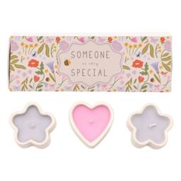 Love Life Sentiment Gift Set Of 3 Mini Candles - Special - thumbnail 2