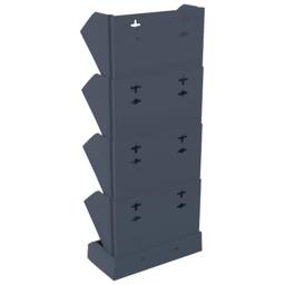 Berkfield Home Vertical Garden Plant Set 4 pcs Anthracite Polypropylene in Black - thumbnail 5
