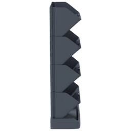 Berkfield Home Vertical Garden Plant Set 4 pcs Anthracite Polypropylene in Black - thumbnail 4