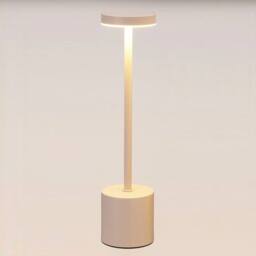 EONLION Cream LED Cordless Table Lamp Touch Dimmable Desk Night - thumbnail 3
