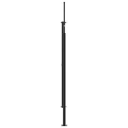 Berkfield Home Retractable Side Awning Dark Green 220x300 cm - thumbnail 4