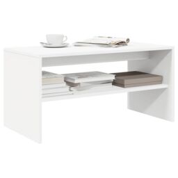 Berkfield Home TV Cabinet White 80x40x40 cm Engineered Wood - Size: 80 x 40 x 40 cm - thumbnail 1
