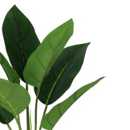 Leaf Artificial Foliage Plant Potted Aureum 45cm in Green - thumbnail 2