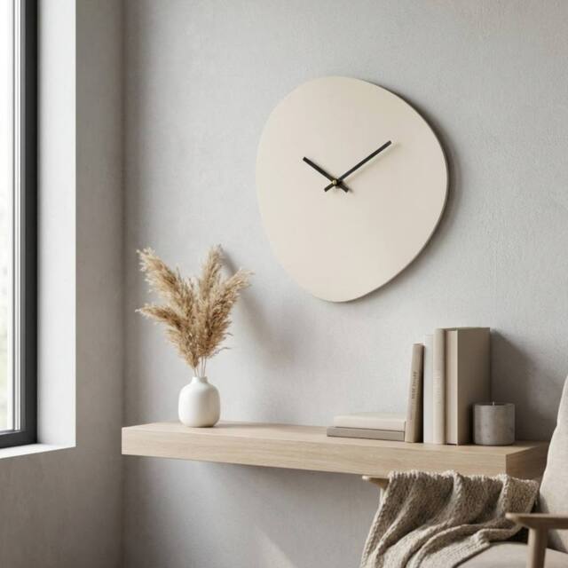 Garden Greatness Maison Sand Wall Clock in Light Sand - Size: 1 Pack