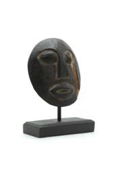 KDMD Timor Tribal Decorative Mask-Black Handcrafted Indonesian Art in Black - thumbnail 3