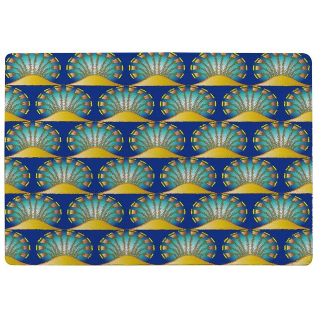 Benjamin Tate Design Egyptian Style Motif Designer Rug in Natural - Size: Large - image 1