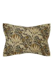 Morris & Co 'Artichoke' Cotton Percale Duvet Cover Set in Grey - Size: Double - thumbnail 3