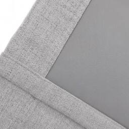 Marlow 100% Blackout Curtains for Bedroom Living Room Thermal Insulated in Grey - Size: 117 cm width x 137 cm drop - thumbnail 5