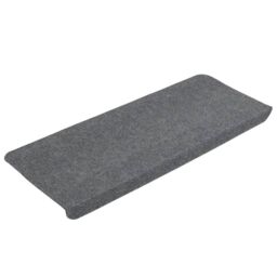 Berkfield Home Stair Mats Self-adhesive 15 pcs 65x24.5x3.5 cm Grey - Size: Medium - thumbnail 3