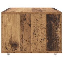 Berkfield Home Drawer Cabinet Old wood Particle board Medium Drawer Cabinet in Brown - thumbnail 6