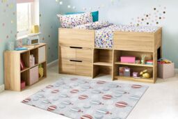 RugsX Bambino Rug in Grey - Size: 160 cm x 220 cm - thumbnail 4