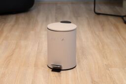 simpa 3L Slim Soft-Closing Pedal Dustbin in Taupe - thumbnail 3