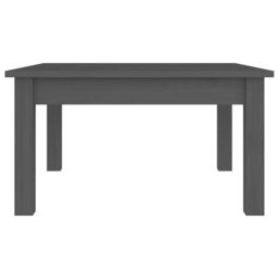 Berkfield Home Coffee Table Grey 55x55x30 cm Solid Wood Pine - Size: 55 x 55 x 30 cm - thumbnail 4