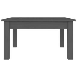 Berkfield Home Coffee Table Grey 55x55x30 cm Solid Wood Pine - Size: 55 x 55 x 30 cm - thumbnail 5