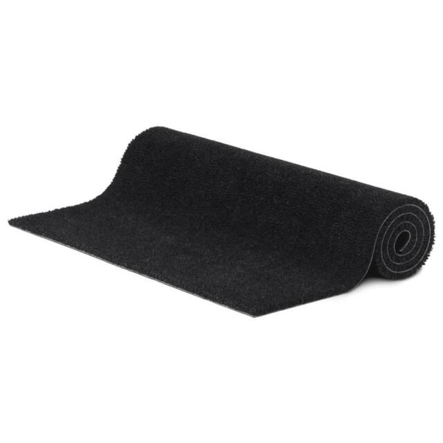 Berkfield Home Durable Door Mat Black 90x150 cm Tufted Coir - image 1