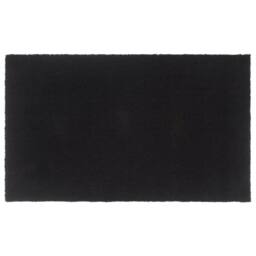 Berkfield Home Durable Door Mat Black 90x150 cm Tufted Coir - thumbnail 2