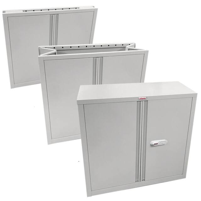 Phoenix Safe Company Stationery Cupboard in Grey with Electronic Lock, SCF0891GGE - Size: 800mm - image 1