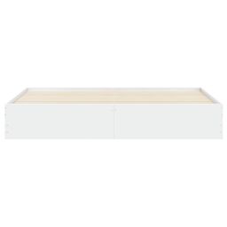 Berkfield Home Bed Frame with Drawers without Mattress White 180x200 cm Super King - thumbnail 6