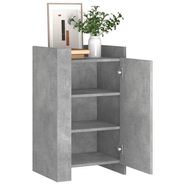 Berkfield Home Sideboard Concrete Grey 45x35x75 cm Engineered Wood - Size: 45 x 35 x 75 cm - image 1