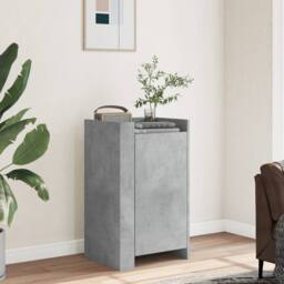Berkfield Home Sideboard Concrete Grey 45x35x75 cm Engineered Wood - Size: 45 x 35 x 75 cm - thumbnail 2