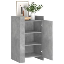 Berkfield Home Sideboard Concrete Grey 45x35x75 cm Engineered Wood - Size: 45 x 35 x 75 cm - thumbnail 1