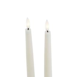 Hill Interiors Luxe Collection Electric Candle Pack of 2 in Taupe - thumbnail 3