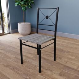 Home Discount Vida Designs Roslyn 4 Seater Dining Set Kitchen Dining Set in Dark Grey - thumbnail 6