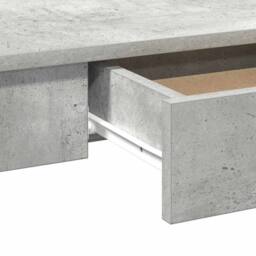 Berkfield Home Desk Concrete Grey 100x45x75 cm Engineered Wood - Size: 100 x 45 x 75 cm - thumbnail 8