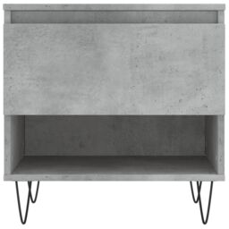 Berkfield Home Coffee Tables 2 pcs Concrete Grey 50x46x50 cm Engineered Wood - Size: 50 x 46 x 50 cm - thumbnail 6