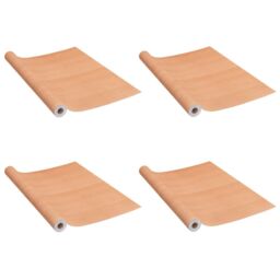 Berkfield Home Self-adhesive Furniture Films 2 pcs Japanese Oak 500x90 cm PVC in Beige - thumbnail 2