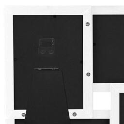 Berkfield Home Modern Collage Photo Frame for 4x(10x15 cm) Picture White MDF - Size: 10x15 cm - thumbnail 6