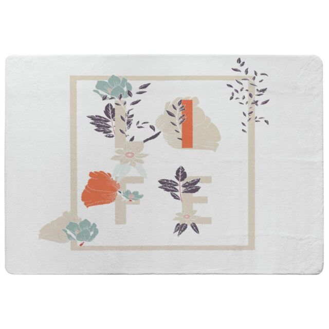 Benjamin Tate Design Life & Flowers Designer Rug in Natural - Size: Large - image 1