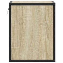 Berkfield Home Wall-mounted Bedside Cabinets 2 pcs Sonoma Oak 40x31x39.5 cm in Brown - thumbnail 7