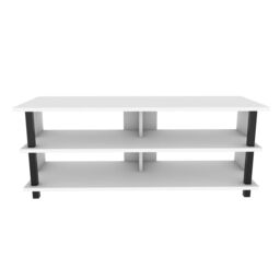Decorotika Pueblo TV Unit for TV's up to 55 inches in Light Grey - thumbnail 4
