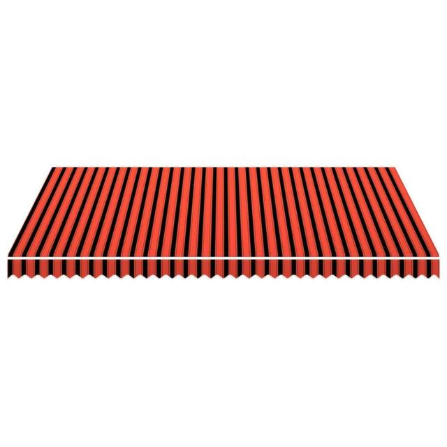 Berkfield Home Durable Awning Top Sunshade Canvas Orange & Brown 450x300 cm - image 1