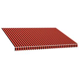 Berkfield Home Durable Awning Top Sunshade Canvas Orange & Brown 450x300 cm - thumbnail 3
