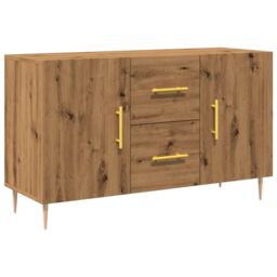 Berkfield Home Sideboard Artisan Oak 100x36x60 cm Engineered Wood in Brown - Size: 100 x 36 x 60 cm - thumbnail 2