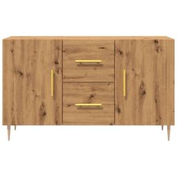 Berkfield Home Sideboard Artisan Oak 100x36x60 cm Engineered Wood in Brown - Size: 100 x 36 x 60 cm - thumbnail 4