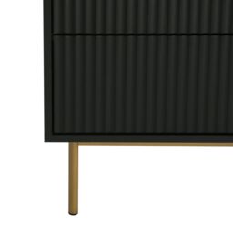 Home Garden Direct Devon - Large Chest of Drawers - Black - thumbnail 6