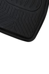 JVL Ultimat Single Car Mat Tray - Set of 2 in Black - Size: 45 cm x 70 cm - thumbnail 2