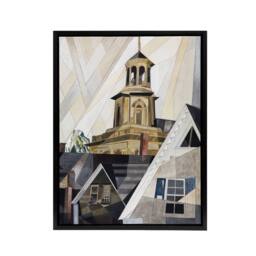 "Artery8 After Sir Christopher Wren Charles Demuth Framed Canvas Wall Art Print - Size: W24"" x H32""" - thumbnail 1