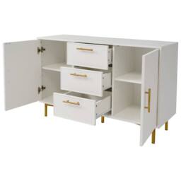 STILVORA Sideboard Cabinet with Storage White - thumbnail 6