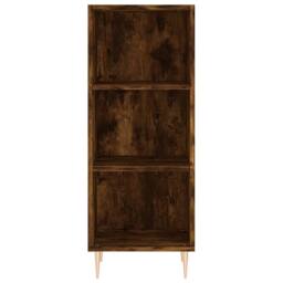 Berkfield Home Sideboard Smoked Oak 34.5x32.5x90 cm Engineered Wood in Brown - thumbnail 4