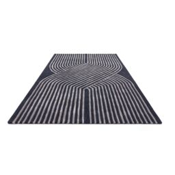 The Rug Shop UK Blue Handmade Modern Easy to clean Striped Area Rug - Size: 160 cm x 230 cm - thumbnail 5