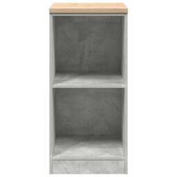 Berkfield Home Garage Storage Cabinet Concrete Grey 40x51x85 cm Solid Wood Pine - Size: 40 x 51 x 85 cm - thumbnail 5