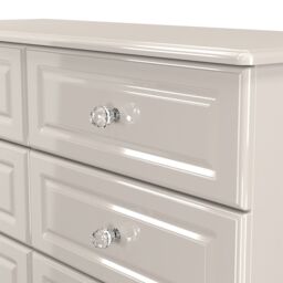 Ready Assembled 2 U Stratford 6 Drawer Wide Chest (Ready Assembled) in Taupe - thumbnail 5