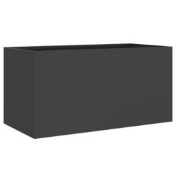 Berkfield Home Planter Black 62x30x29 cm Steel - Size: 62 x 30 x 29 cm - thumbnail 3
