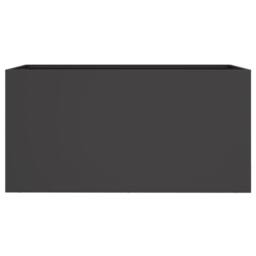Berkfield Home Planter Black 62x30x29 cm Steel - Size: 62 x 30 x 29 cm - thumbnail 5