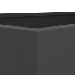 Berkfield Home Planter Black 62x30x29 cm Steel - Size: 62 x 30 x 29 cm - thumbnail 8